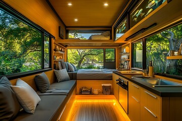 Tiny Home Interior: Cozy and Efficient Living Space