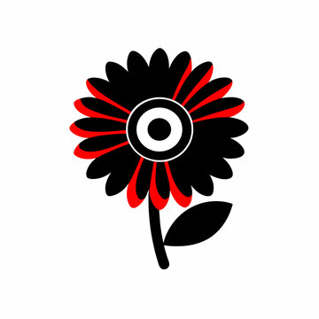 garbera daisy flower icon