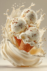 vanilla ice cream