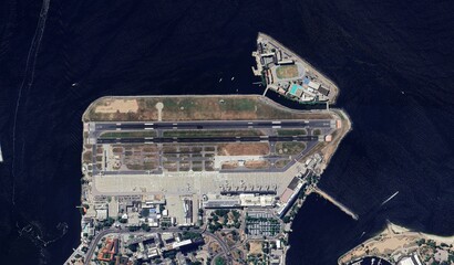 High-Resolution Aerial View of a Airport