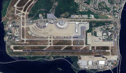 High-Resolution Aerial View of a Airport