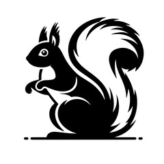  squirrel silhouette