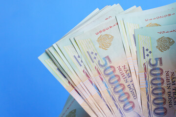 Five hundred thousand dong banknotes