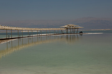 The landscape of the Dead Sea is unusual in nature