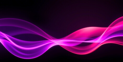 Abstract grainy gradient background purple pink orange black glowing color wave dark backdrop noise texture banner poster header design