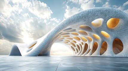 Algorithmicdesign and Bimworkflow Creating Immersiveblueprint Presentations for Roboticfabrication of Smartcityinfrastructure With Climateadaptiveform Principles