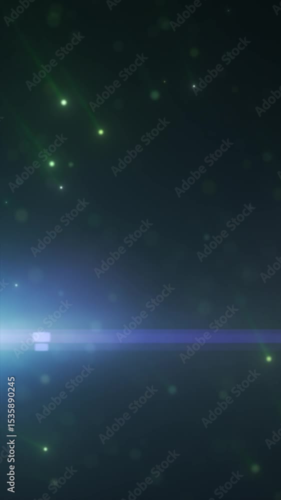 Poster bright green digital neural structure forming a web of glowing mesh lines over a black background