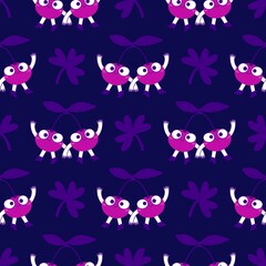 Summer fruit seamless cherry berry pattern for wrapping paper and fabrics