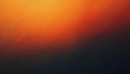 Abstract illustration featuring orange, black, red gradient background, grainy texture effect. Suitable for web banner design, poster, wallpaper. Vibrant colors, stylish look for modern designs.