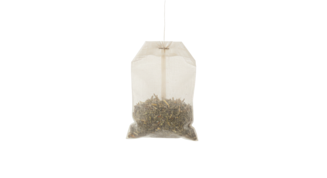 Suspended Herbal Tea Bag Fine Mesh Loose Leaf Infusion.