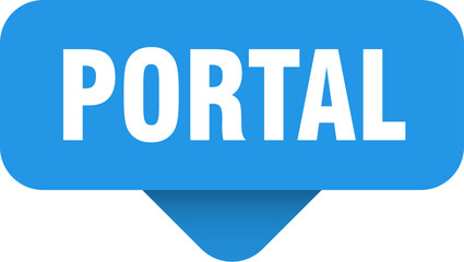 portal sticker. portal sign on transparent background