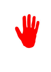 Obraz premium main icone stop