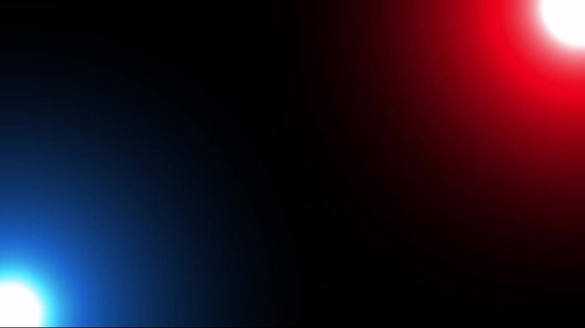 Lighting lamp rays effect dynamic red blue hue color bright. red  blue lights police beacon on a black background. flasher on emergency firefighters, ambulances, police, Emergency Situations. 