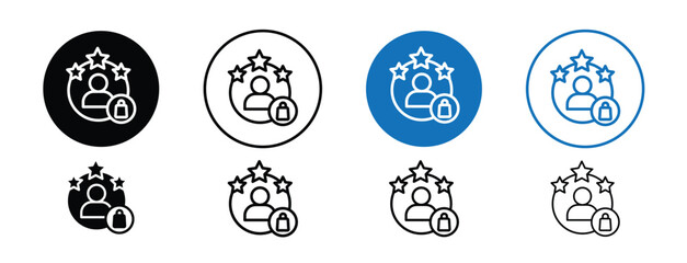 set of colored pixel perfect Customers icon 2, 1 silhouette, 1 unexpanded, Hand shaking with user symbol to show customer trust.
