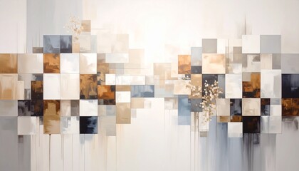 abstract background with boxes