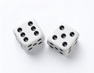dice on white background