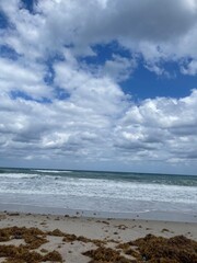 beach and clouds