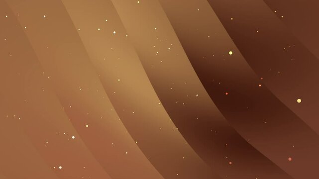 Gold gradient illustrator abstract brown diagonal lines and glowing gold specks.