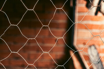 Photo of a residential security fence