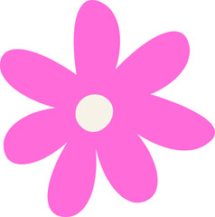 Simple Flower with Round Petals