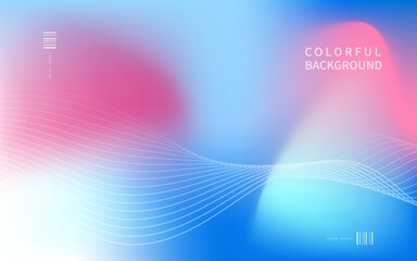 Abstract gradient background,fluid ,blue and pink colorfu.Minimalist abstract background,for business ,template ,cover ads,website. Vector illustration eps 10