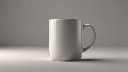 Blank White Mug Mockup Perfect for Coffee, Tea, or Hot Chocolate Designs