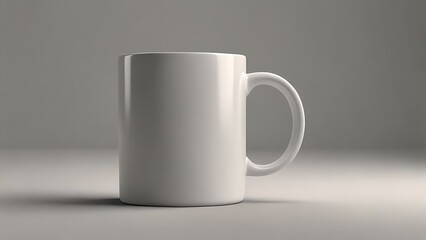 Blank White Coffee Mug Mockup Perfect for Design Presentations