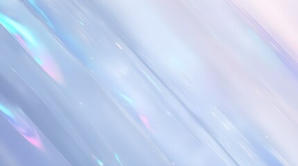 Iridescent pearl white marble with shifting hues of blue and violet under light, featuring thin translucent veining 