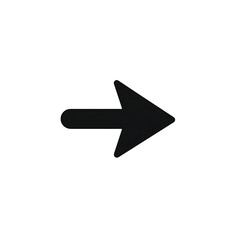 Ubatuba/sp - brasil a simple black arrow pointing to the right direction on a plain black background illustration image on transparent background