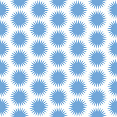 Subtle Blue Sunburst Visual Pattern
