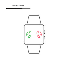 Smart Watch Icon Vector Design.