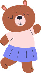 Dancing Bear in Skirt