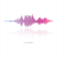 Sound Wave Icon Vector Design.
