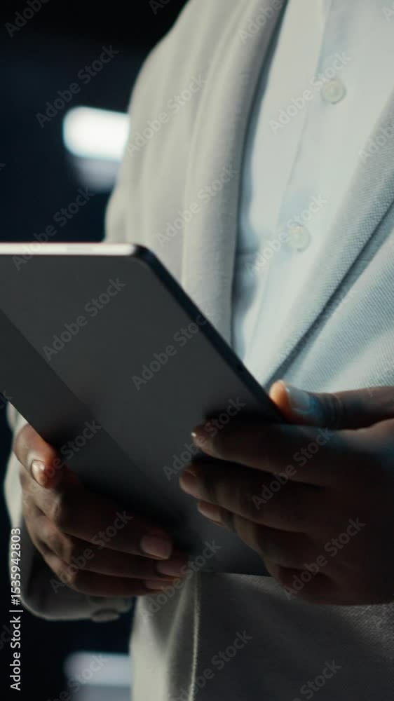Poster vertical video it professional in server hub ensuring valuable data remains shielded from potential 