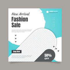 new arrival fashion sale promotion banner