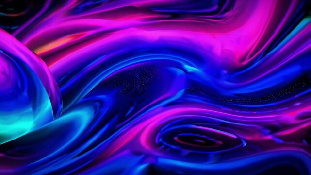 Glitchy Holographic VHS Gradient with Flickering Dust and Scratch Bursts