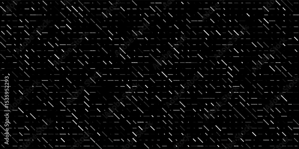 Aufkleber black slant parallel dynamic random line elements in seamless background texture isolated on a white