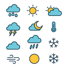 Obraz premium flat icon cloud.eps