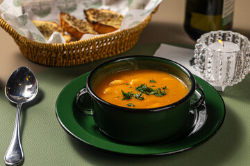 soup with meat and vegetables