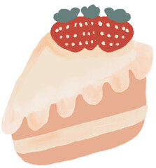 Dessert with Cake and Ice Cream”