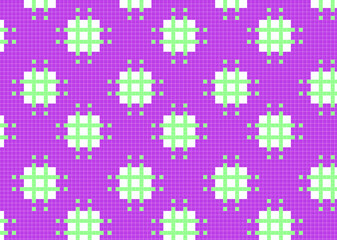 和をイメージしたドット柄 タイル 背景