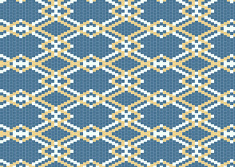 和をイメージしたドット柄 タイル 背景