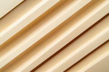 Obraz premium Beige paper with angled, grooved lines