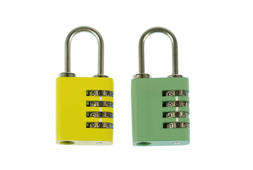 4 digit combination padlock, travel luggage lock