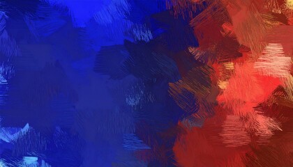 Fototapeta premium Abstract blue and red brush strokes - ideal for website backgrounds