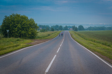 road in the countryside