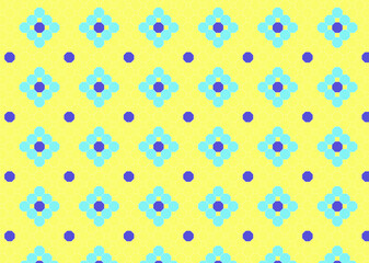 和をイメージしたドット柄 タイル 背景