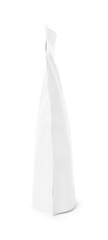 One zipper stand-up pouch isolated on white
