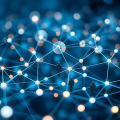 abstract network background