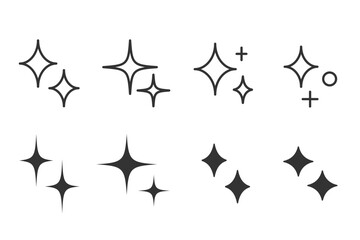 輝きや光を演出するキラキラパーツ集	